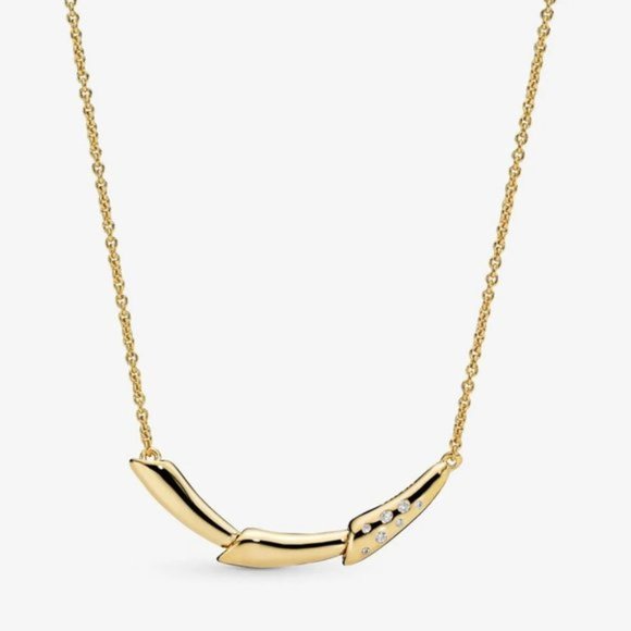 🛒Pandora Flower Stem Necklace - Picture 2 of 3